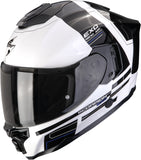 Full-Face Motorcycle Helmet Scorpion Exo Exo-1500 Air Ultra Tct White Black Blue Dual Size S