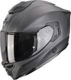 Casque Intégral Pour Moto Scorpion Exo Exo-1500 Carbon Air Carbon Fiber Noir Mat Solid Taille Xl