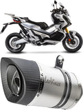 Échappement Sans Homologation Sonore Lv Pro Acier Embout Carbon Fiber - Leovince Compatible Avec Honda X-Adv 750 (2025-2026)