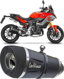 Échappement Sans Homologation Sonore Factory S Acier Noir Embout Carbon Fiber - Leovince Compatible Avec Bmw F 900 R - Xr - A2 (2020-2024)