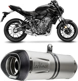 Système D'Échappement Complet Non Catalysé Et Sans Homologation Acoustique Lv One Evo Acier Embout Carbon Fiber - Leovince Compatible Avec Yamaha Xsr 700 (2021-2024)
