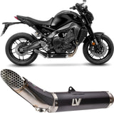 Système D'Échappement Complet Non Catalysé Et Sans Homologation Acoustique Lv Race Acier - Leovince Compatible Avec Yamaha Mt-09 Sp (2021-2023)