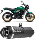 Système D'Échappement Complet Non Catalysé Et Sans Homologation Acoustique Lv One Evo Carbon Fiber Embout Carbon Fiber - Leovince Compatible Avec Kawasaki Ninja 650 (2021-2026)