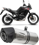 Échappement Sans Homologation Sonore Lv One Evo Acier Embout Carbon Fiber - Leovince Compatible Avec Honda Xl 750 Transalp Urban (2025-2026)