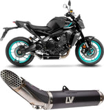 Système D'Échappement Complet Non Catalysé Et Sans Homologation Acoustique Lv Race Acier - Leovince Compatible Avec Yamaha Mt-09 (2024-2026)