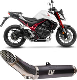 Complete Exhaust System Without Catalytic Converter And Without Sound Certification Lv Race Stainless Steel - Leovince Compatible With Honda Cb 750 Hornet (2025-2026)