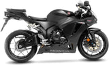Échappement Sans Homologation Sonore Lv One Evo Acier Noir Embout Carbon Fiber - Leovince Compatible Avec Honda Cbr 600 Rr (2024-2026)