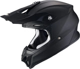 Casque Off-Road Pour Moto Scorpion Exo Vx-16 Evo Air Polycarbonate Noir Mat Solid Taille Xxl