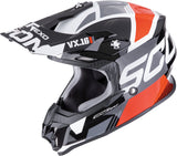 Off-Road Motorcycle Helmet Scorpion Exo Vx-16 Evo Air Polycarbonate Black Red Analog Size Xxl