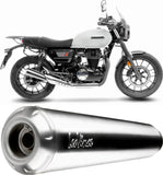 Échappement Sans Homologation Sonore Classic Racer Acier Embout Acier - Leovince Compatible Avec Honda Gb 350 S (2025-2026)