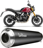 Échappement Sans Homologation Sonore Gp One Acier Embout Acier - Leovince Compatible Avec Triumph Scrambler 400 X (2024-2026)