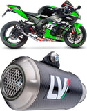 Exhaust Tip Without Sound Certification Gp Corsa Carbon Fiber - Leovince Compatible With Honda Cb 500 Hornet (2024-2026)