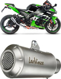 Échappement Sans Homologation Sonore Lv-10 Acier Embout Acier - Leovince Compatible Avec Kawasaki Zx 10R Ninja (2021-2024)