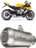 Échappement Sans Homologation Sonore Lv-10 Acier Embout Acier - Leovince Compatible Avec Yamaha Yzf-R1 - M 1000 (2020-2024)