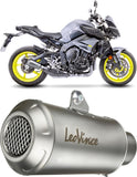 Exhaust Tip Without Sound Certification Lv-10 Stainless Steel Stainless Steel End Cap - Leovince Compatible With Yamaha Mt-10 - Sp (2016-2020)
