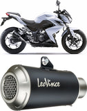 Exhaust Tip Without Sound Certification Lv-14 R Titanium Carbon Fiber End Cap - Leovince Compatible With Kawasaki Z 500 - Se (2024-2026)