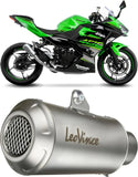Échappement Sans Homologation Sonore Lv-10 Acier Embout Acier - Leovince Compatible Avec Kawasaki Ninja 400 (2018-2021)