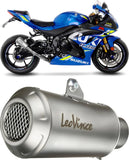 Échappement Sans Homologation Sonore Lv-10 Acier Embout Acier - Leovince Compatible Avec Suzuki Gsx-R 1000 - R (2017-2021)