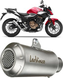 Échappement Sans Homologation Sonore Lv One Evo Acier Embout Carbon Fiber - Leovince Compatible Avec Bmw F 800 Gt (2013-2016)