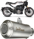 Exhaust Tip Without Sound Certification Lv-10 Stainless Steel Stainless Steel End Cap - Leovince Compatible With Husqvarna Vitpilen 401 (2020-2023)