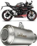 Échappement Sans Homologation Sonore Lv-10 Acier Embout Acier - Leovince Compatible Avec Cfmoto 450 Ss - Sr (2023-2024)