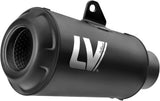 Système D'Échappement Complet Non Catalysé Et Sans Homologation Acoustique Lv-10 Acier Full Noir Embout Acier Noir - Leovince Compatible Avec Yamaha Mt-07 (2025-2026)