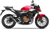Échappement Sans Homologation Sonore Lv-10 Carbon Fiber Embout Acier - Leovince Compatible Avec Honda Nx 500 (2024-2026)