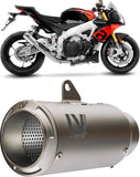 Échappement Sans Homologation Sonore Lv Corsa Titanium Embout Acier - Leovince Compatible Avec Aprilia Rsv4 1000 Rr (2019-2020)