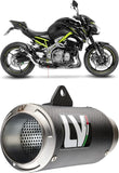 Échappement Sans Homologation Sonore Lv Corsa Carbon Fiber Embout Acier - Leovince Compatible Avec Kawasaki Z 900 A2 (2025-2026)