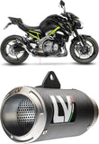 Exhaust Tip Without Sound Certification Lv Corsa Carbon Fiber Stainless Steel End Cap - Leovince Compatible With Kawasaki Z 900 (2025-2026)