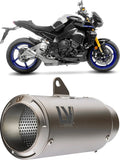 Échappement Sans Homologation Sonore Lv Corsa Titanium Embout Acier - Leovince Compatible Avec Yamaha Mt-10 - Sp (2022-2025)