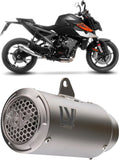 Exhaust Tip Without Sound Certification Lv Corsa S Titanium Stainless Steel End Cap - Leovince Compatible With Ktm 990 Duke - R (2024-2026)