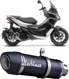 Système D'Échappement Complet Non Catalysé Et Sans Homologation Acoustique Gp Corsa Evo Carbon Fiber - Leovince Compatible Avec Aprilia Sr Gt 125 - Sport (2022-2024)