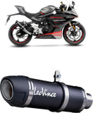 Échappement Sans Homologation Sonore Gp Corsa Evo Carbon Fiber - Leovince Compatible Avec Cfmoto 450 Ss - Sr (2023-2024)