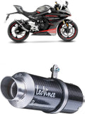 Échappement Sans Homologation Sonore Gp Corsa Carbon Fiber - Leovince Compatible Avec Cfmoto 450 Ss - Sr (2023-2024)