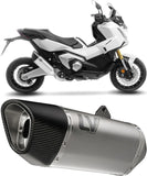 Échappement Sans Homologation Sonore Lv-14 R Titanium Embout Carbon Fiber - Leovince Compatible Avec Honda Forza 750 (2025-2026)
