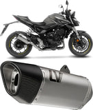 Échappement Sans Homologation Sonore Lv-14 R Acier Embout Carbon Fiber - Leovince Compatible Avec Honda Cb 1000 Hornet - Sp (2025-2026)