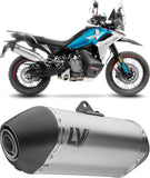 Échappement Sans Homologation Sonore Lv-14 Titanium Embout Carbon Fiber - Leovince Compatible Avec Cfmoto 800 Mt (2022-2024)
