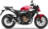 Exhaust Tip Without Sound Certification Gp Corsa Evo Steel Black - Leovince Compatible With Honda Nx 500 (2024-2026)