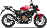 Échappement Sans Homologation Sonore Lv-14 R Acier Embout Carbon Fiber - Leovince Compatible Avec Honda Cb 500 Hornet (2024-2026)