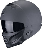 Full-Face Motorcycle Helmet Scorpion Exo Exo-Combat Ii Polycarbonate Dark Grey Graphite Size ・L