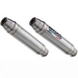 Double Sortie D'Échappement Sans Homologation Acoustique Deeptone Acier - Gpr Compatible Avec Royal Enfield Interceptor 650 (2019-2020)
