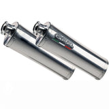 Double Sortie D'Échappement Avec Catalyseur Et Homologation Acoustique Trioval Acier - Gpr Compatible Avec Yamaha Tdm 900 (2002-2014)