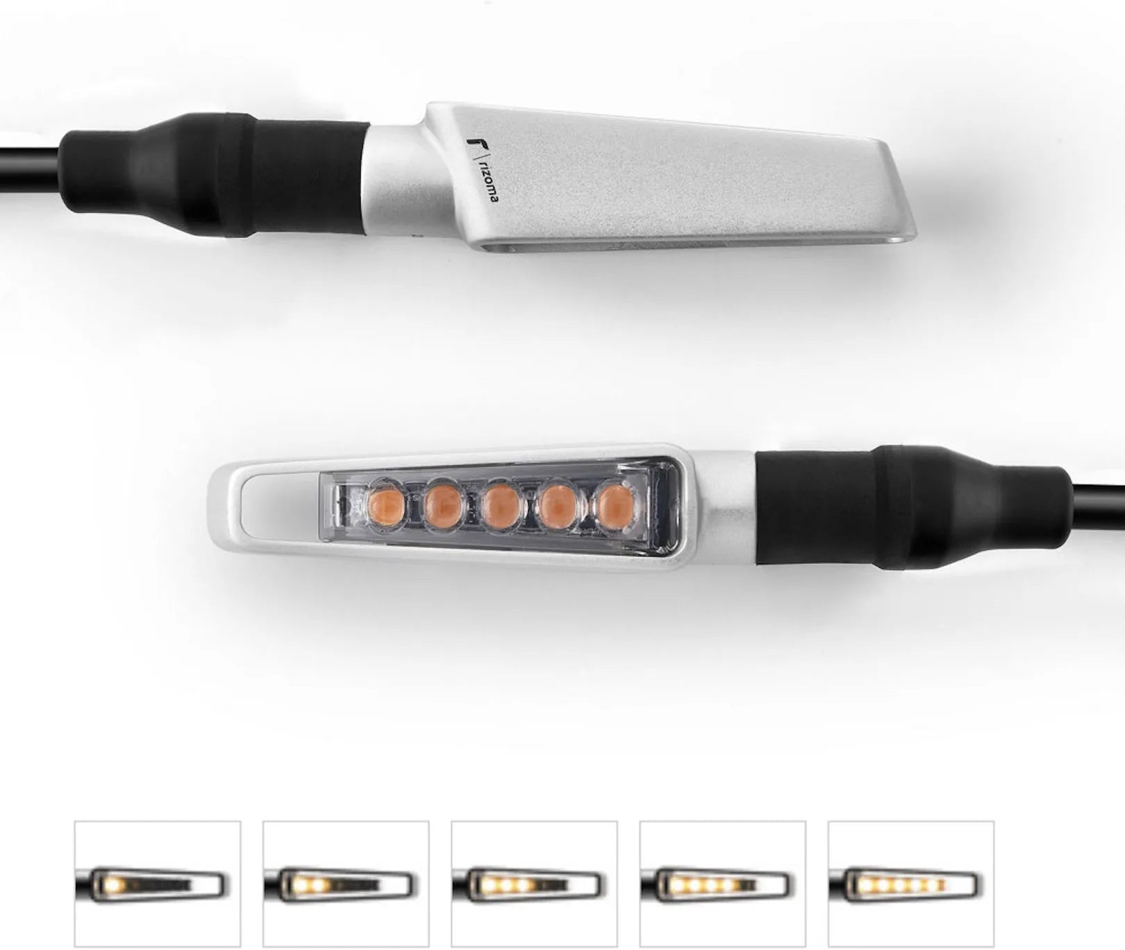 Couple Clignotant Led Séquentiel Avant Vision - Rizoma Compatible Avec Suzuki Gsx-S 750 (2017-2020)