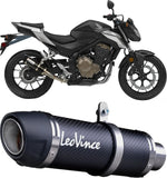 Échappement Sans Homologation Sonore Gp Corsa Evo Carbon Fiber - Leovince Compatible Avec Honda Cbr 500 R (2016-2018)