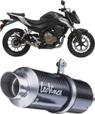 Échappement Sans Homologation Sonore Gp Corsa Carbon Fiber - Leovince Compatible Avec Honda Cbr 500 R (2016-2018)