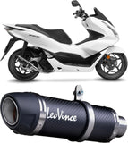 Système D'Échappement Complet Non Catalysé Et Sans Homologation Acoustique Gp Corsa Evo Carbon Fiber - Leovince Compatible Avec Honda Pcx 125 (2021-2024)