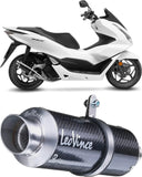 Système D'Échappement Complet Non Catalysé Et Sans Homologation Acoustique Gp Corsa Carbon Fiber - Leovince Compatible Avec Honda Pcx 125 (2021-2024)