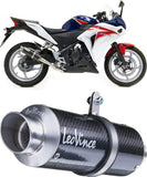 Échappement Sans Homologation Sonore Gp Corsa Carbon Fiber - Leovince Compatible Avec Honda Cbr 250 R (2011-2013)