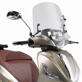 Pare-Brise - Kappa Moto Compatible Avec Piaggio Beverly 125 - 300 - 350 Ie (2010-2020)